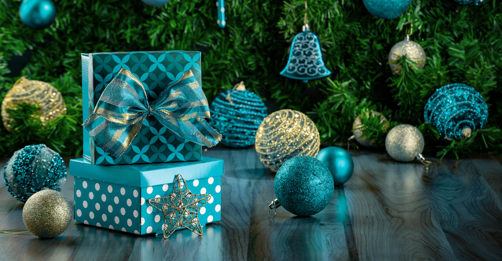 Dad pushing Daughter in Cardboard Box on Hardwood Floors